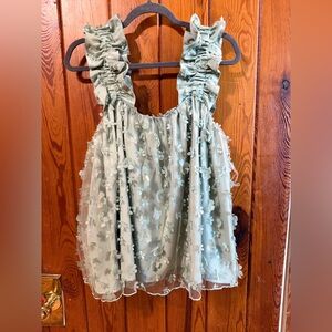 Entro Light Green Floral shirt